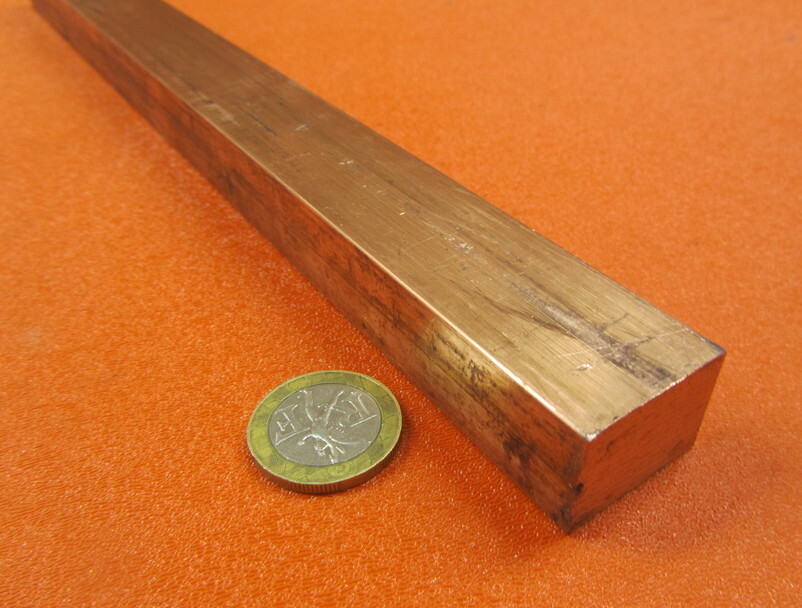 182 Copper Bar 3/4″ Thick x 1.0″ Wide x 6 Foot Length