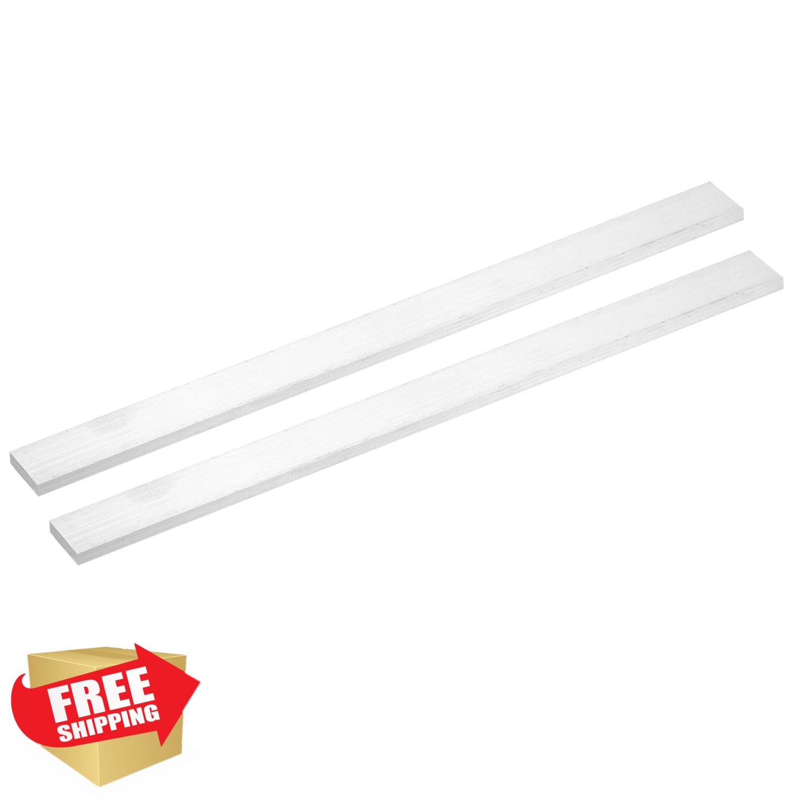 MECCANIXITY 2 Pcs 5/16″x63/64″x13″ Aluminum Bar