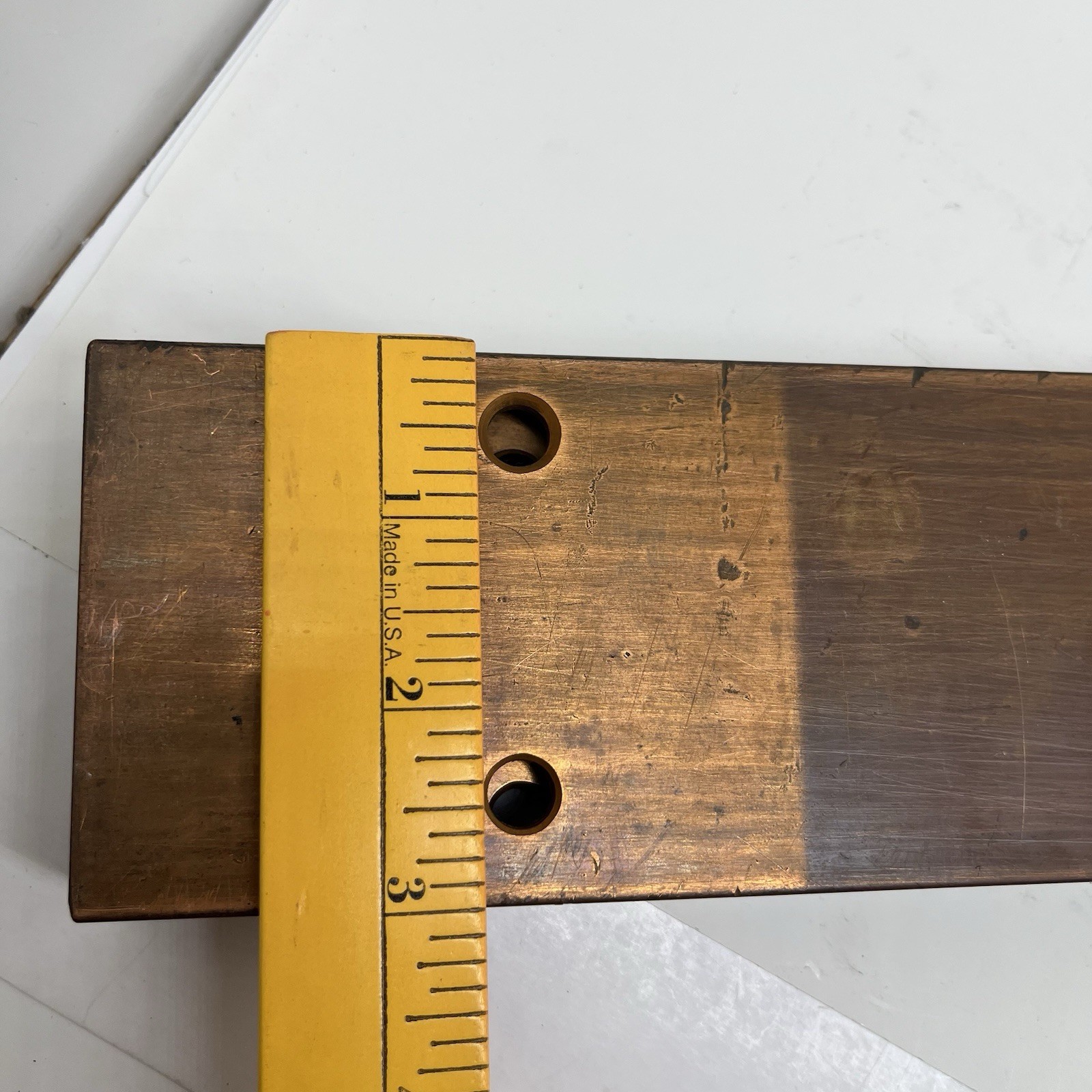 Lot Of 2 Copper Flat Bars ~1/2” x ~3″ x ~22” Copper Bus Bar ~10.5 Pounds READ