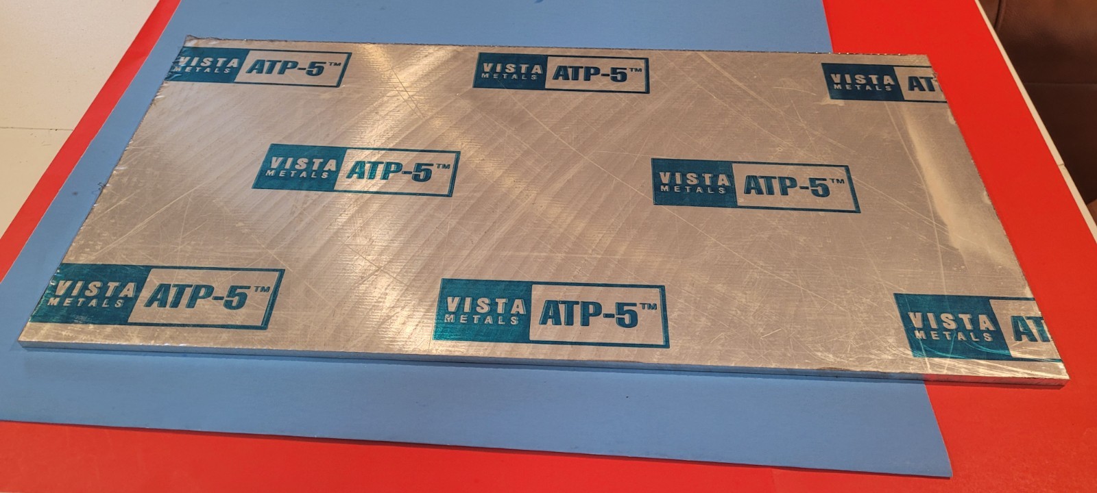 ATP-5 ALUMINUM CAST TOOLING /JIG PLATE. 1/2″ (0.500″) x 15″ x 30″