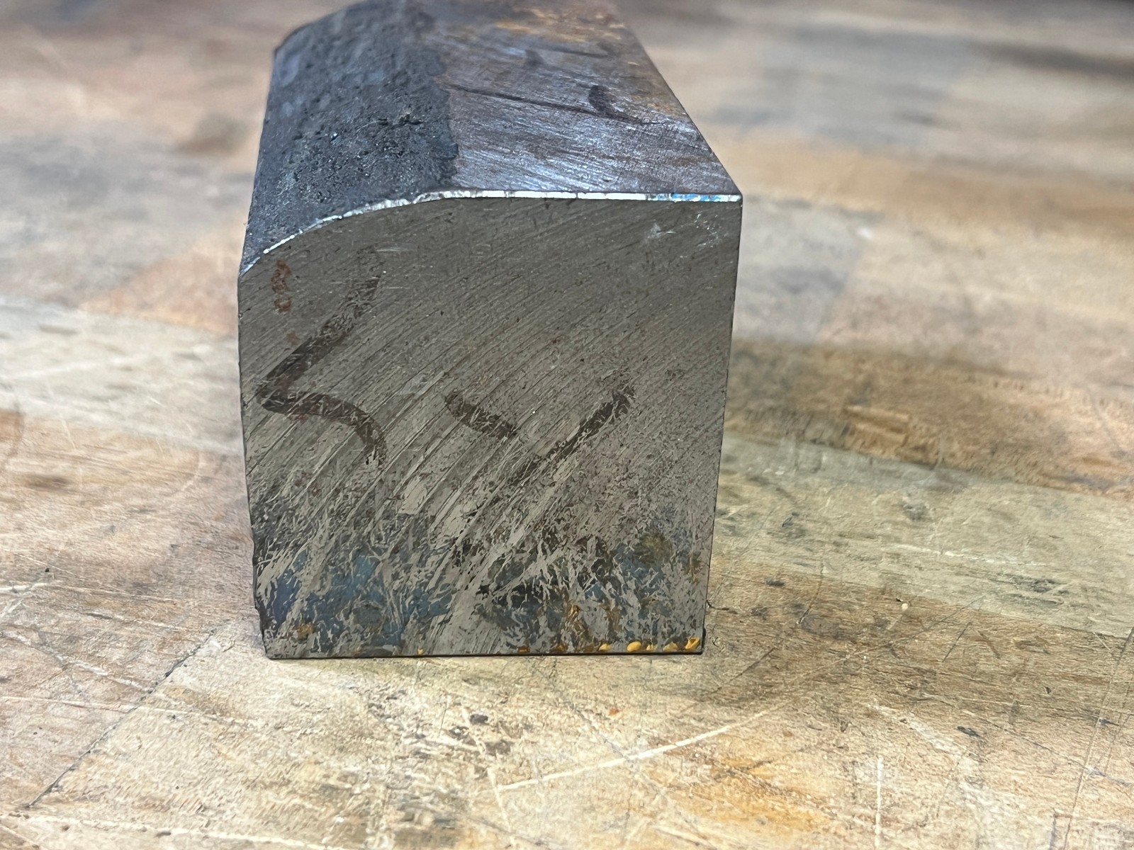 L-6 Tool steel flat bar square 4 7/8 x 2 1/2 x 2 1/4 Oil Hardening High nickel