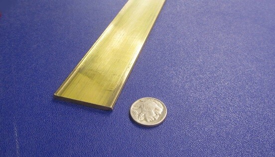 360 Brass Flat Bar 1/8″ Thick x 1 1/2″ Wide x 48.0″ Length