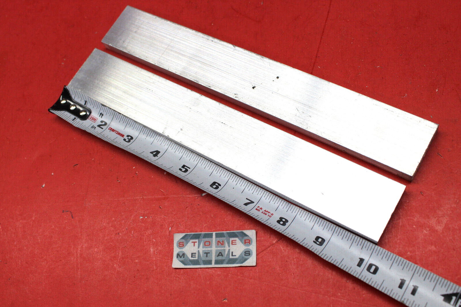 2 Pieces 3/8″ X 1-1/2″ ALUMINUM 6061 FLAT BAR 10″ long T6511 Solid Mill Stock