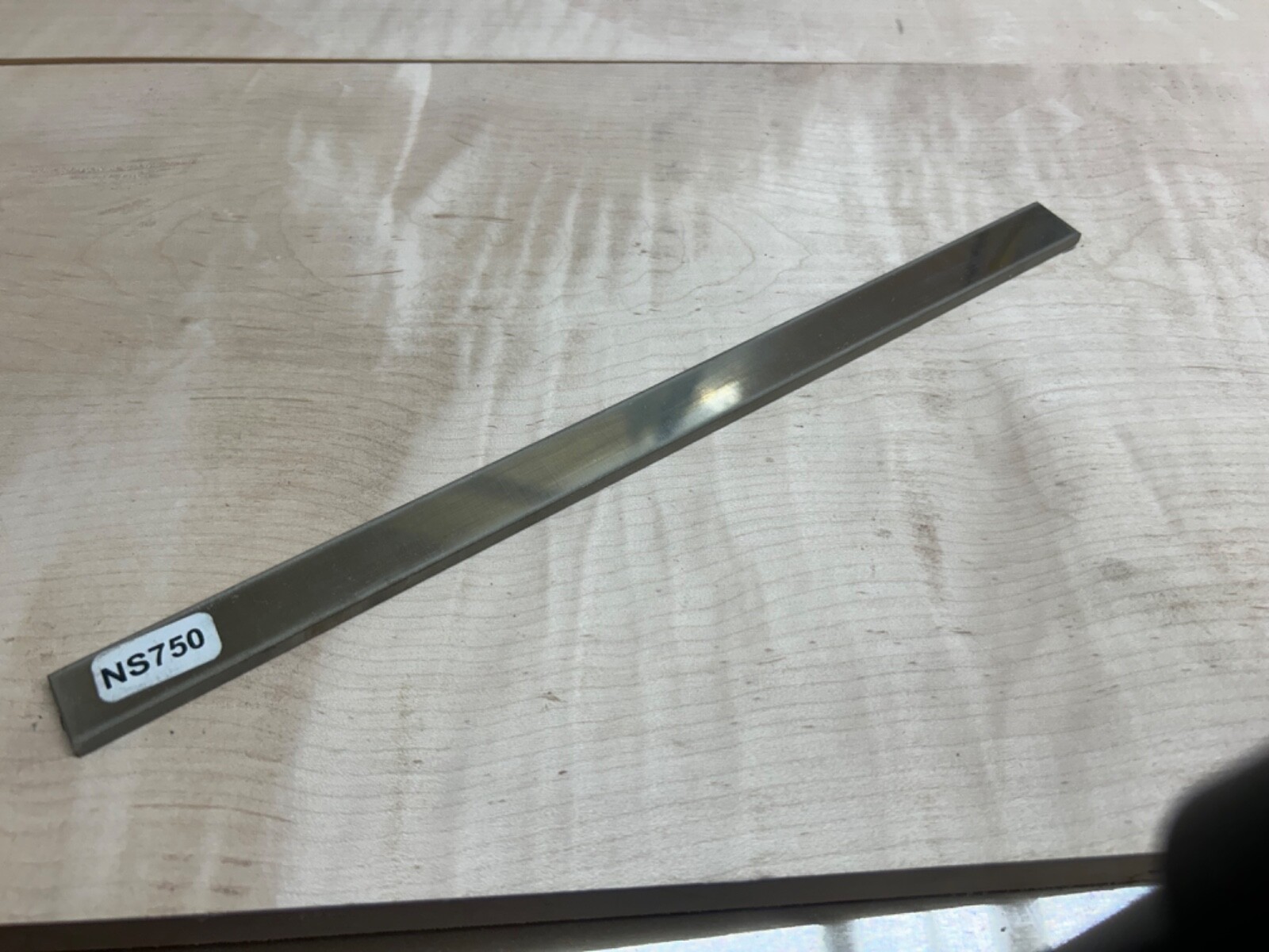 C752 18% Nickel Silver Flat Bar 5/32” x 3/4” x 12” Knife making milling stock