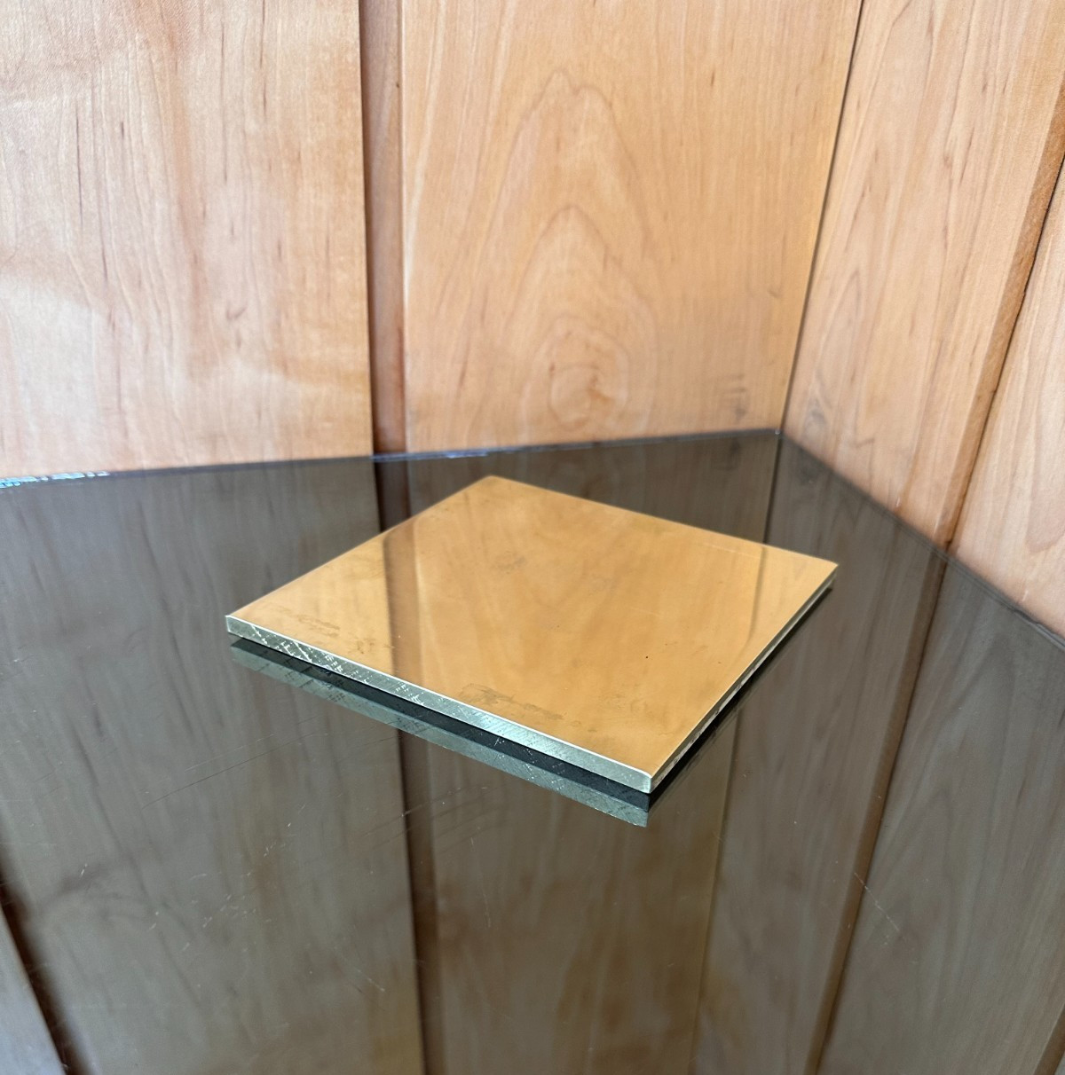 1/4″ BRASS SHEET PLATE NEW 6″X6″ .25″ Thick *CUSTOM SIZES AVAILABLE*