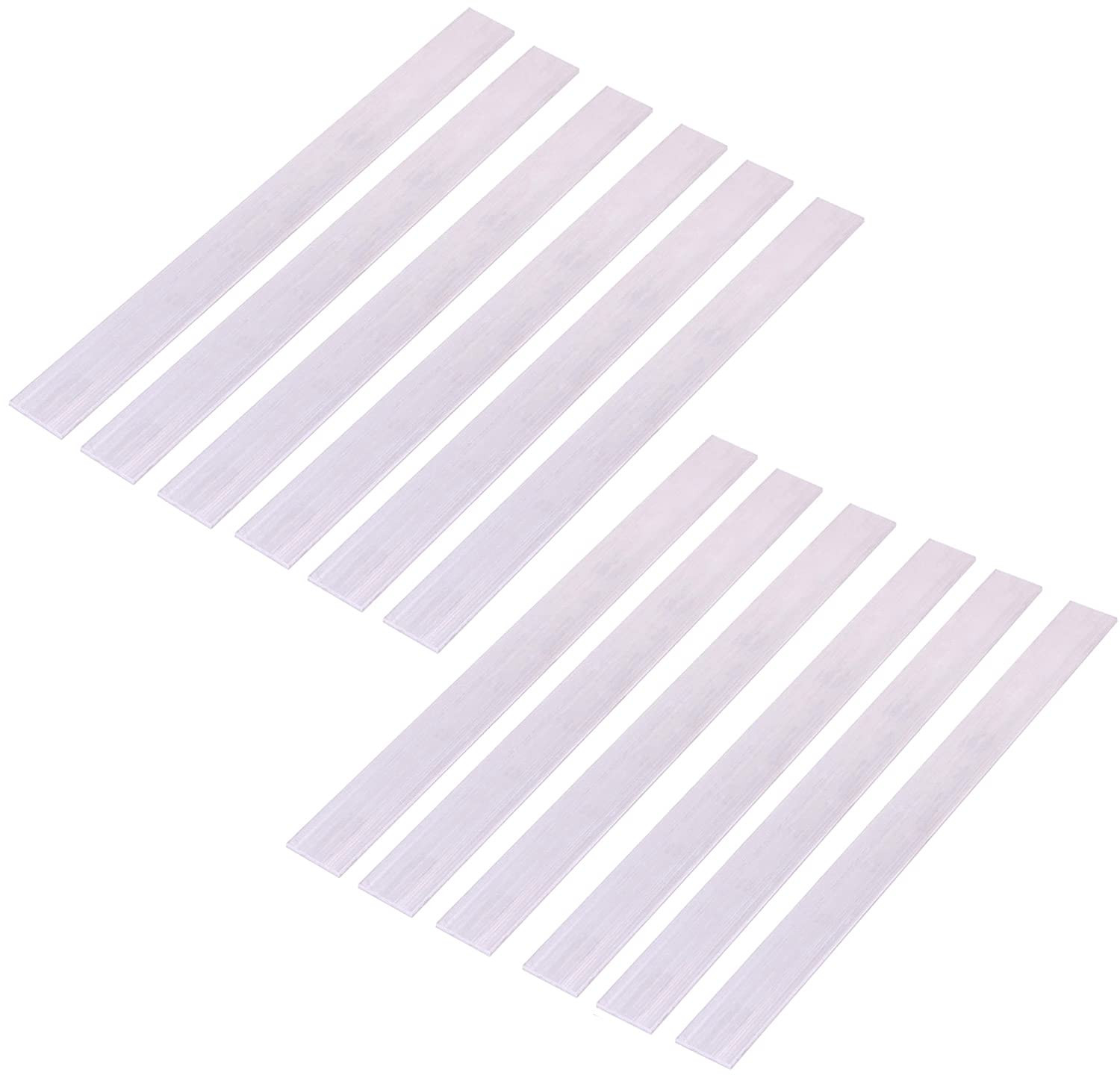12 Pieces 1/8″ (3Mm) X 1″(25Mm) Square Aluminum Flat BAR 12″ Long .118″6061 Gen