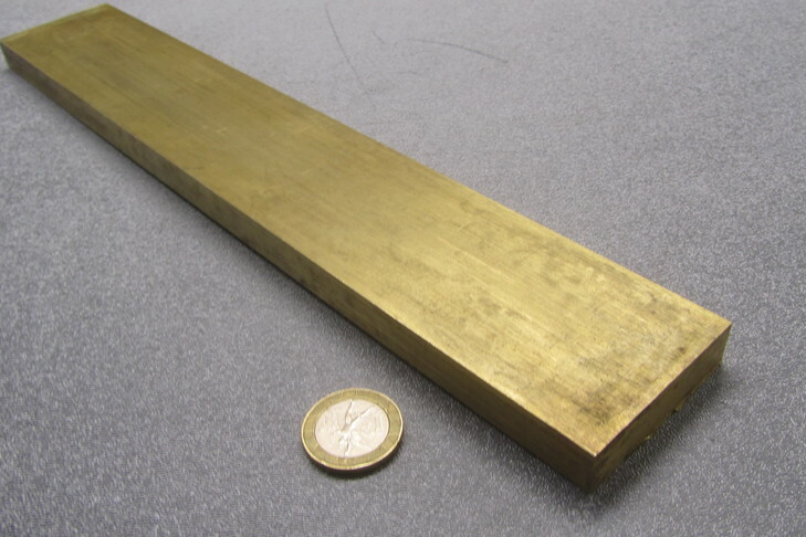 360 Brass Flat Bar 1/2″ Thick x 2.0″ Wide x 12.0″ Length