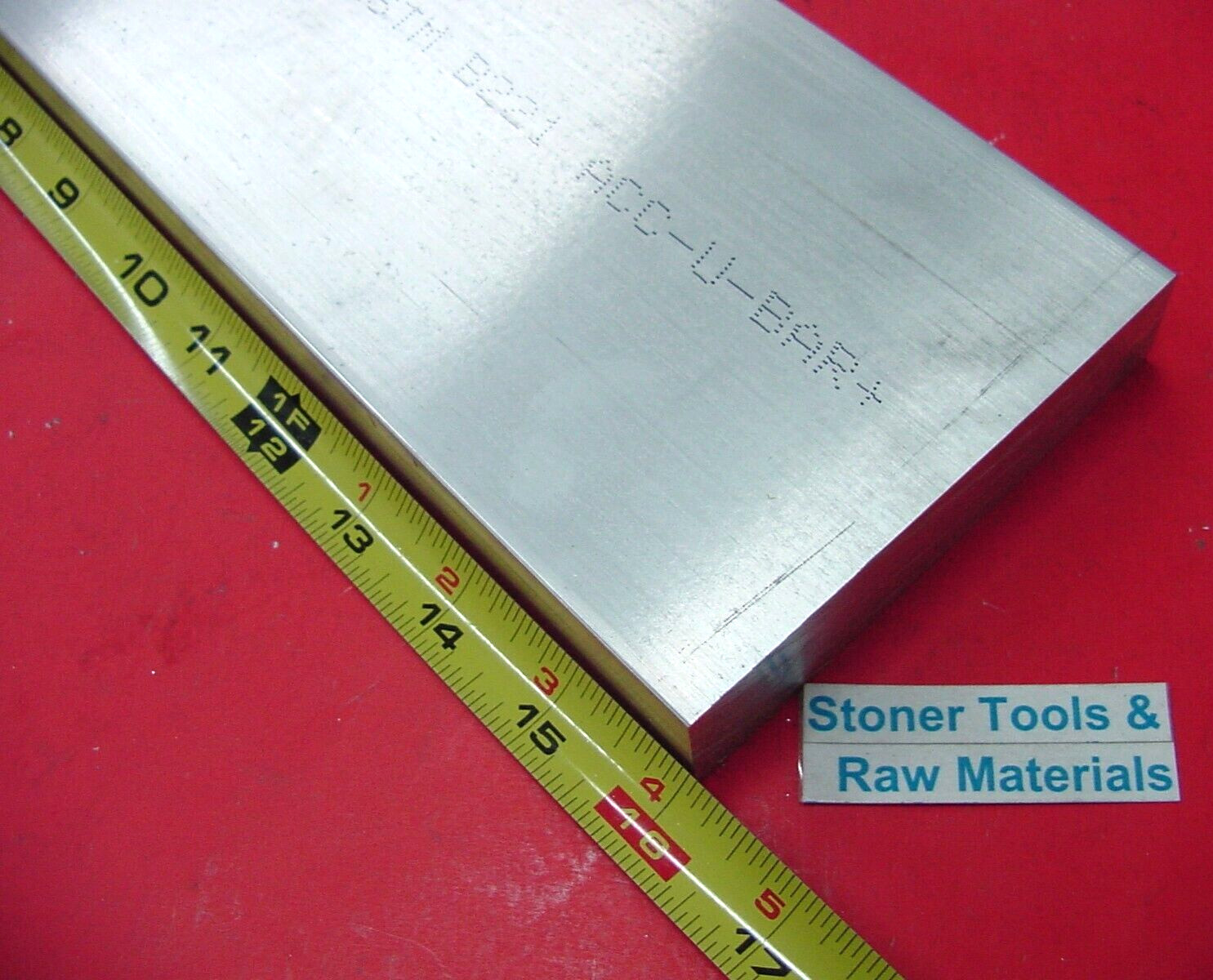 5/8″ X 6″ ALUMINUM 6061 FLAT BAR 16″ long Solid Extruded T6511 Mill Stock New