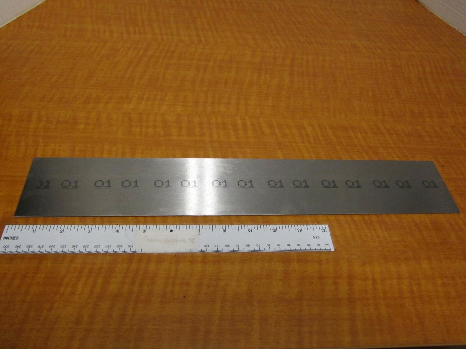 Starrett 53962 Oil-Hardening Flat Stock Inch Measurement 18″ x 3″ x 1/16″ Steel