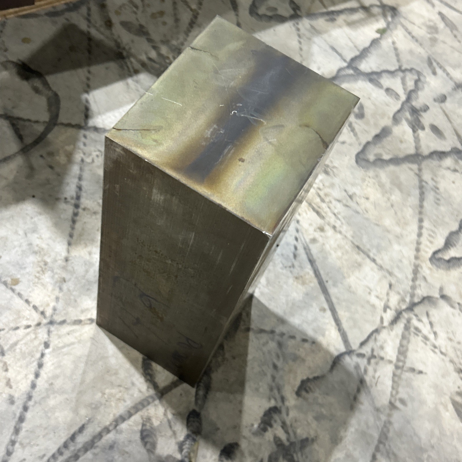 Block Of A2 Tool Steel Air Hardened Machine Tool Steel 11.75×4.875×4.625” 76#
