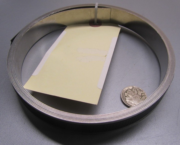 301 Stainless Steel Sheet Shim, .031″ (+/-.0015″) x 3/4″ Width x 10 Foot Length
