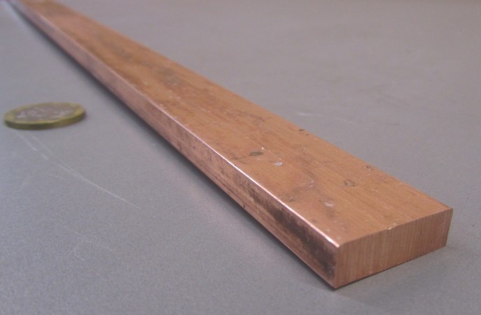 110 Copper Bar H02, 5/16″ Thick x 1.0″ Wide x 24 Inch Length