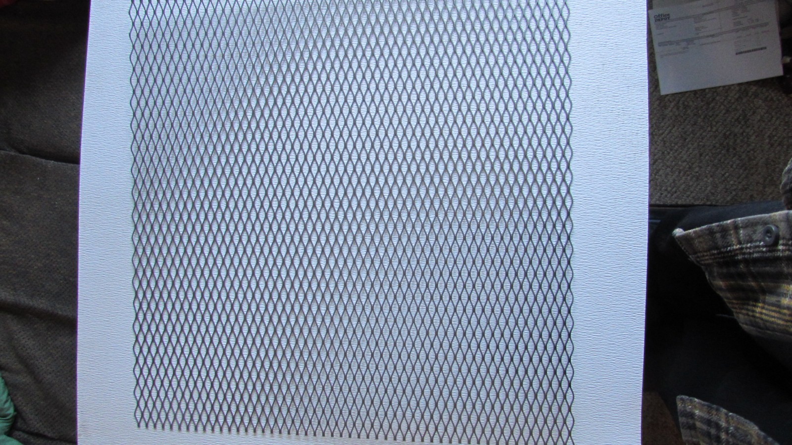 1/2 X #16 304 STAINLESS STEEL FLATTENED EXPANDED METAL—–24″ X 24″