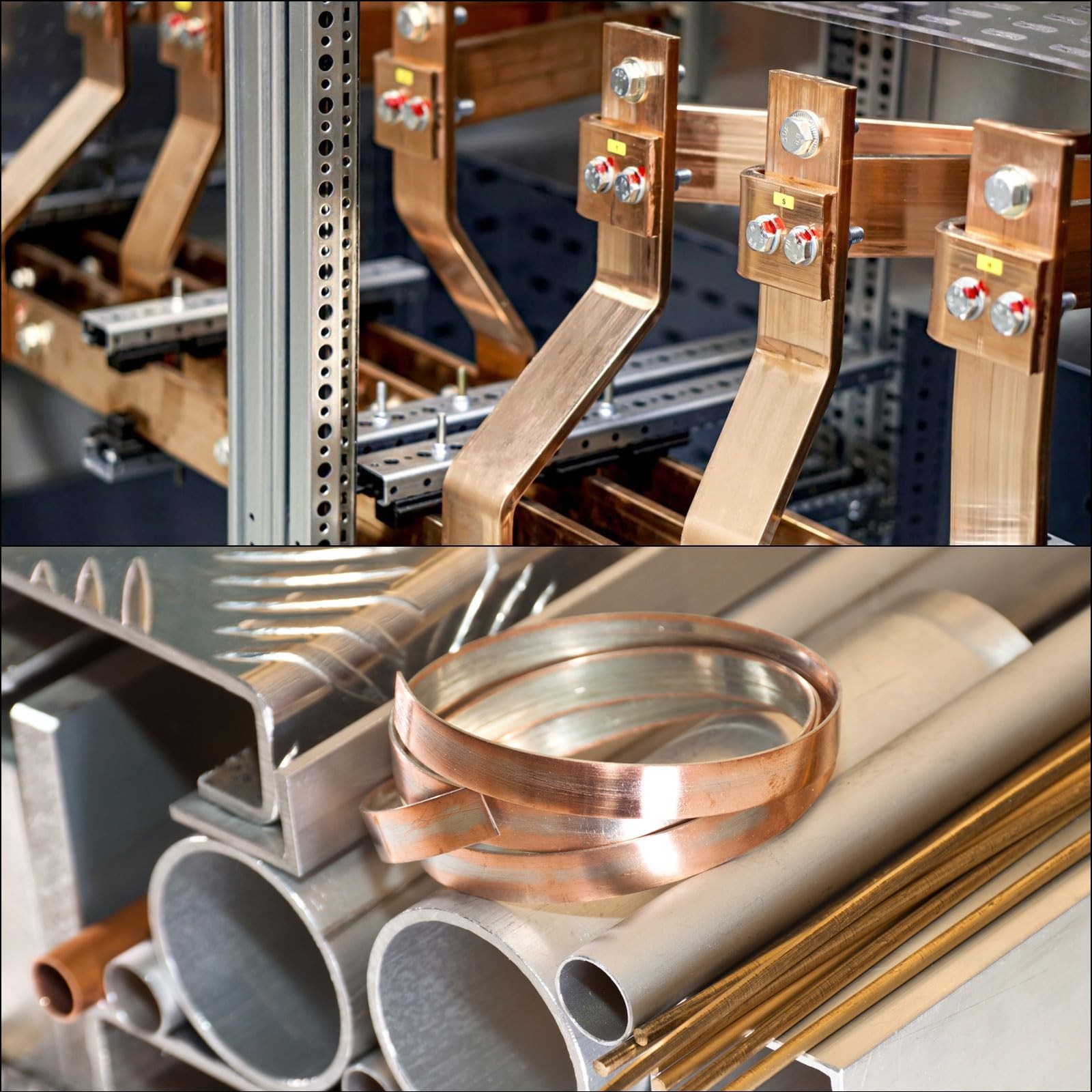 MECCANIXITY 2Pcs 12″ x 1″ Copper Flat Bar,1/8″ Thickness Tinned Copper Bar St…