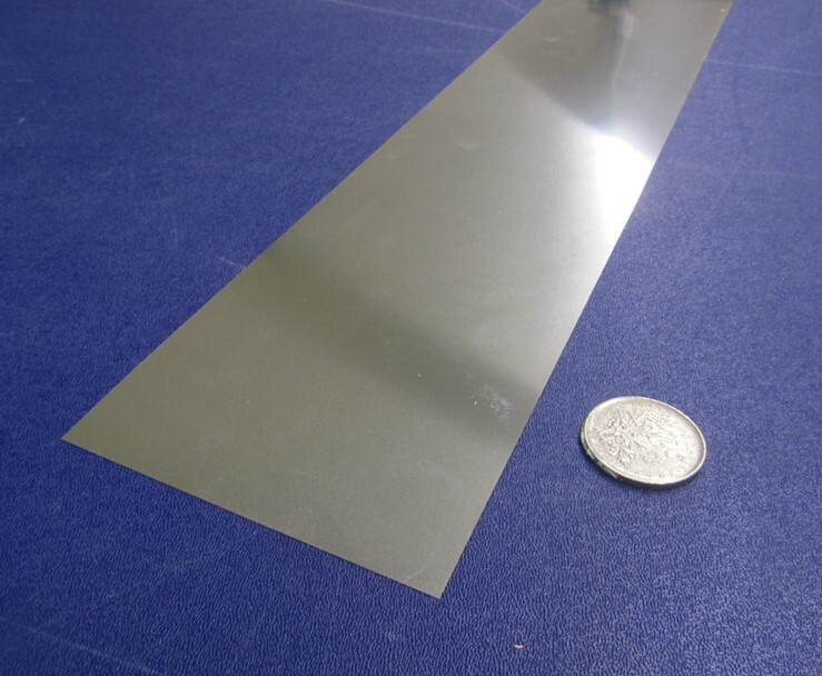 301 Stainless Steel Sheet Shim, .031″ (+/-.0015″) x 4.0″ Width x 5 Foot Length