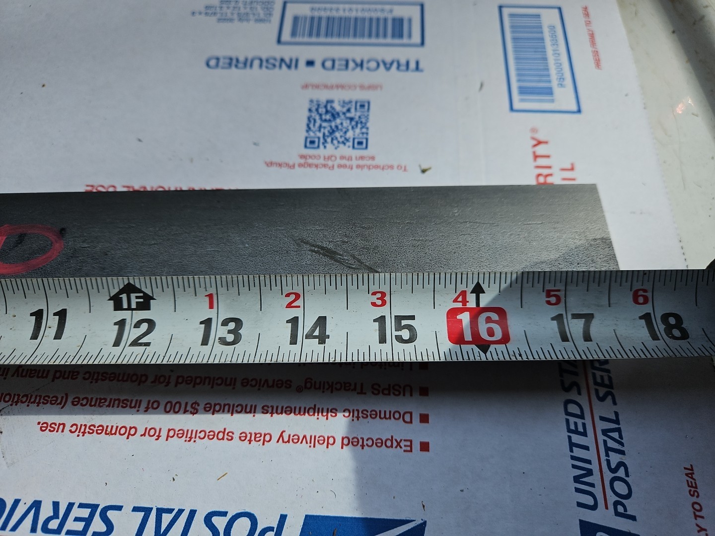 3/4″ x 2″ Steel Flat Bar x 17-5/8″ Long, 4140 Cold Drawn Annealed Steel USA