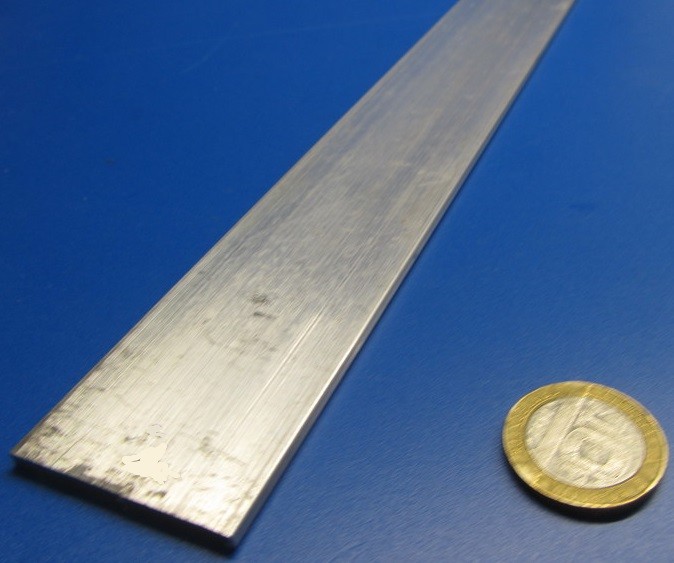 6061 T651 Aluminum Bar, 1/8″ (.125″) Thick x 1 1/2″ Wide x 36″ Length, 2 units
