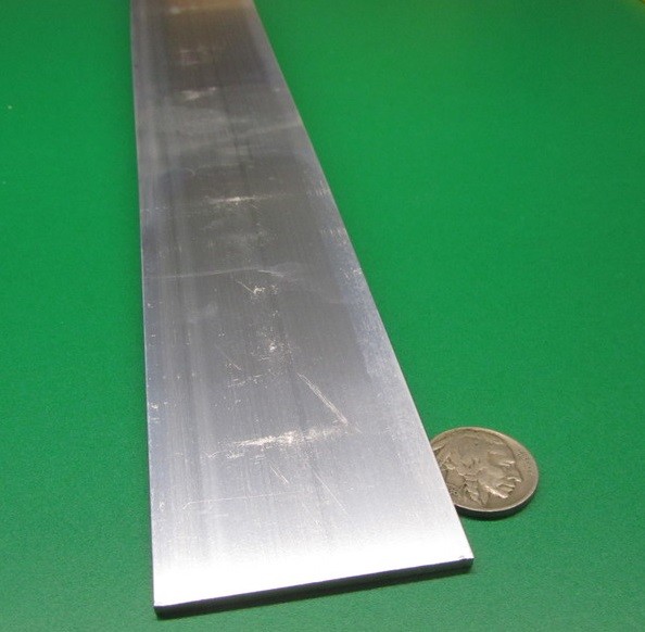 6061 T6 Aluminum Bar .090″ Thick x 2.0″ Wide x 48″ Length, 2 Pcs