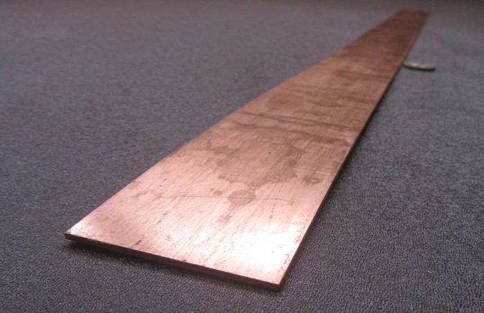 110 Copper Bar H02, 1/16″ Thick x 2.0″ Wide x 24 Inch Length