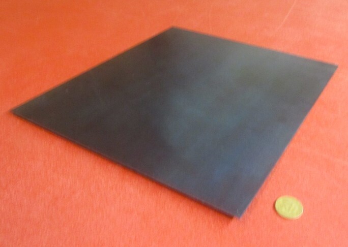1095 Hard Blue Tempered Spring Steel Shim 0.030″ x 12″ x 12.375″ Length