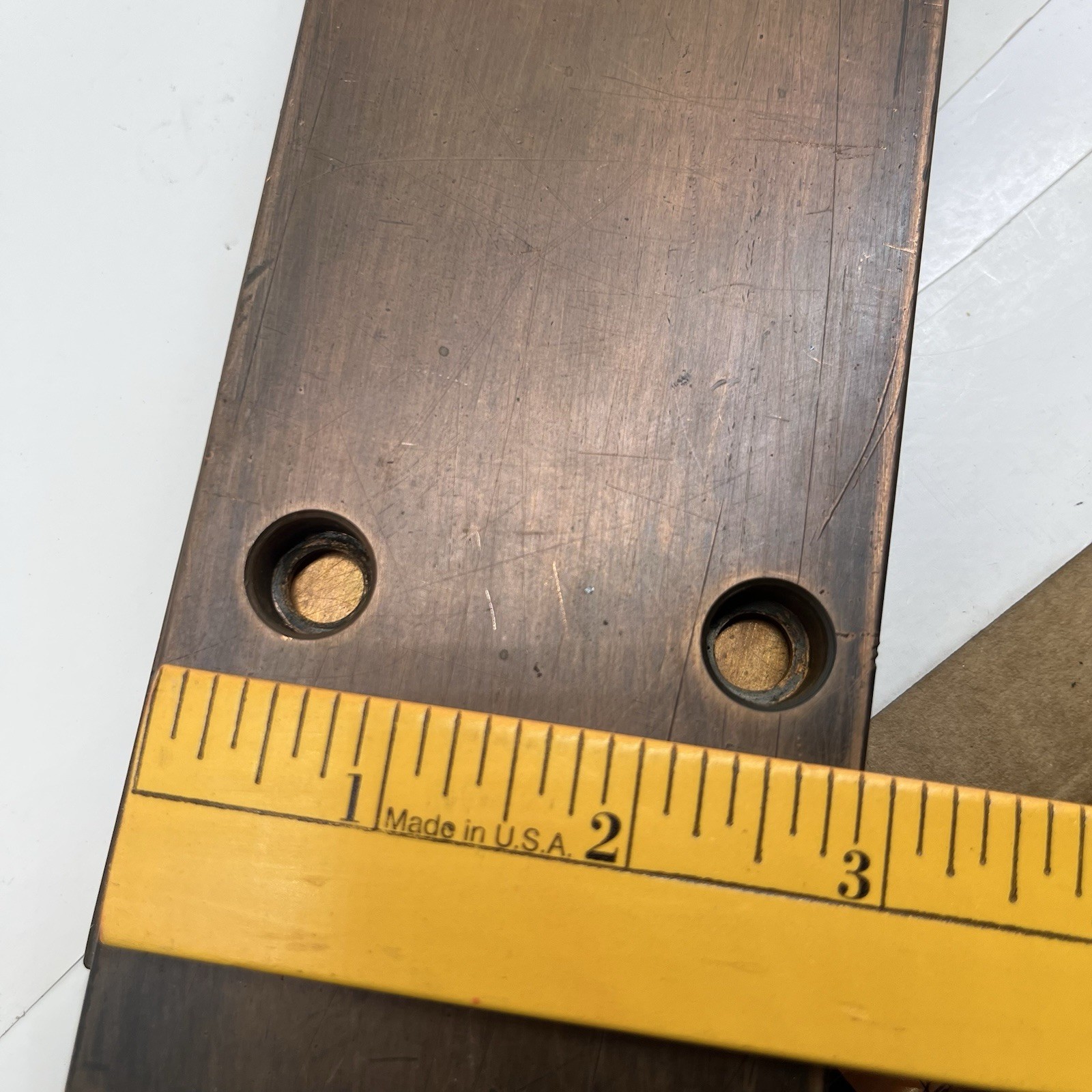 Lot Of 2 Copper Flat Bars ~1/2” x ~3″ x ~22” Copper Bus Bar ~10.5 Pounds READ