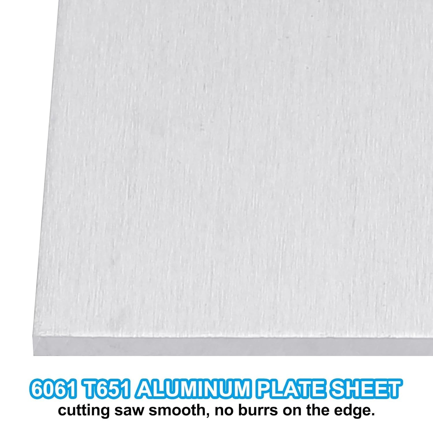 High-Quality 6061 T651 Aluminum Plates – 6 x 8 Inch, 3 Pack with Protective Film