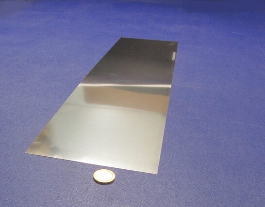 18-8 Stainless Steel Sheet, Full Hard, .005″ x 6.0″ x 25″