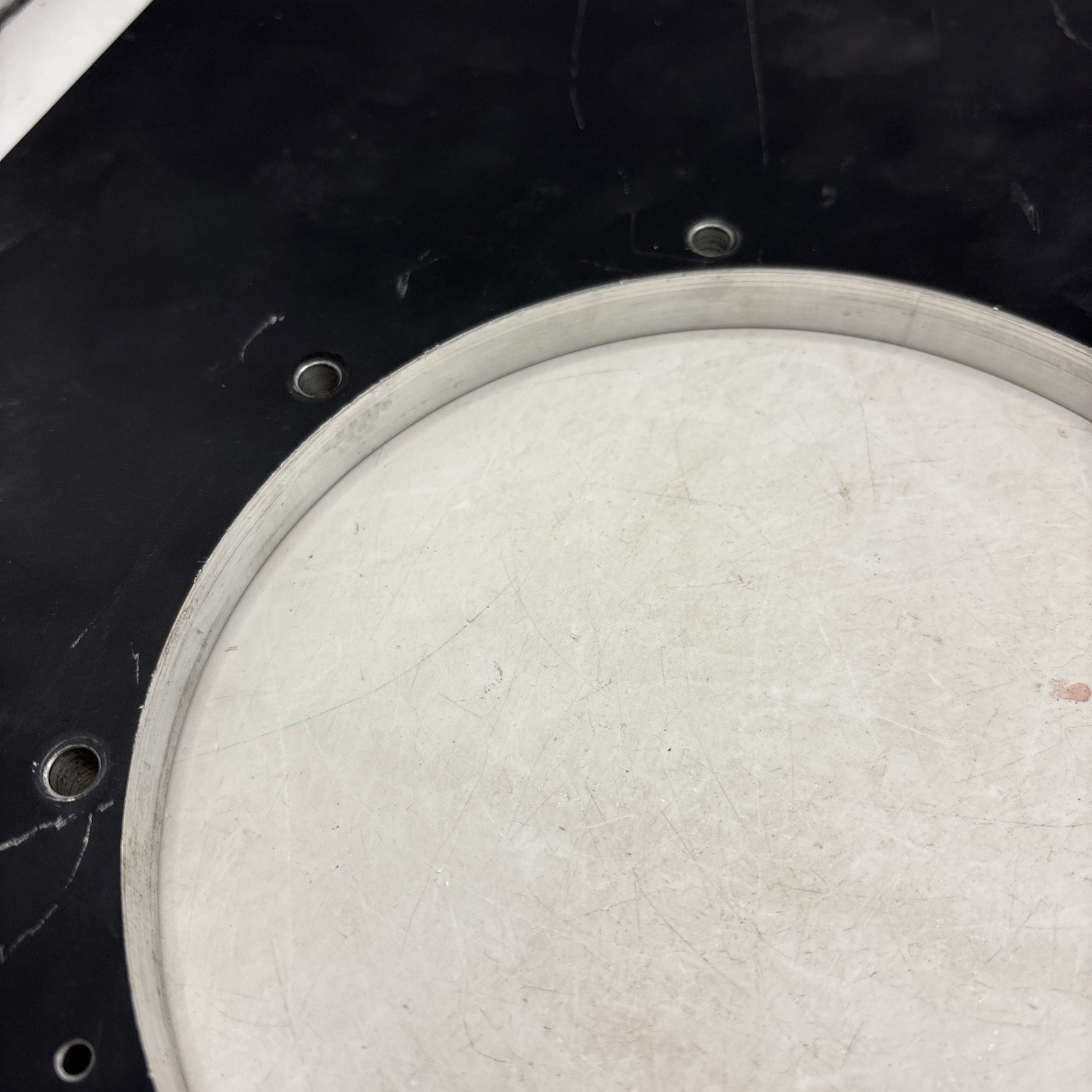 Industrial Stainless Steel Plate 12x12x1/2 Inches For Parts, Art, Or Other As Is