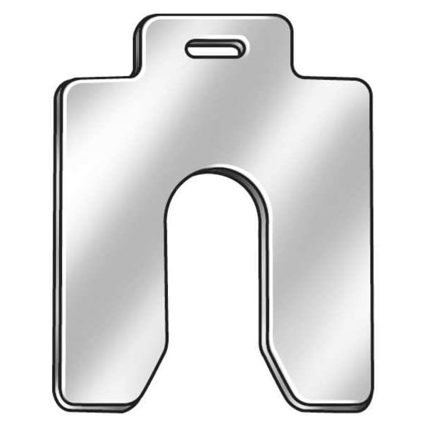 Maudlin Products Msa100-5 Slotted Shim A-2 X 2″ X 0.100″, Pk5