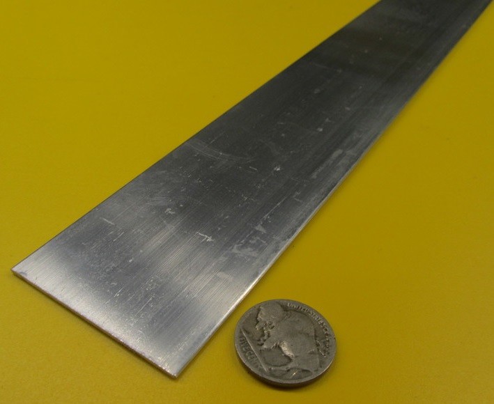 1100 Aluminum Bar Softened (O) .080″ Thick x 2.0″ Wide x 24″ Long, 2 Units