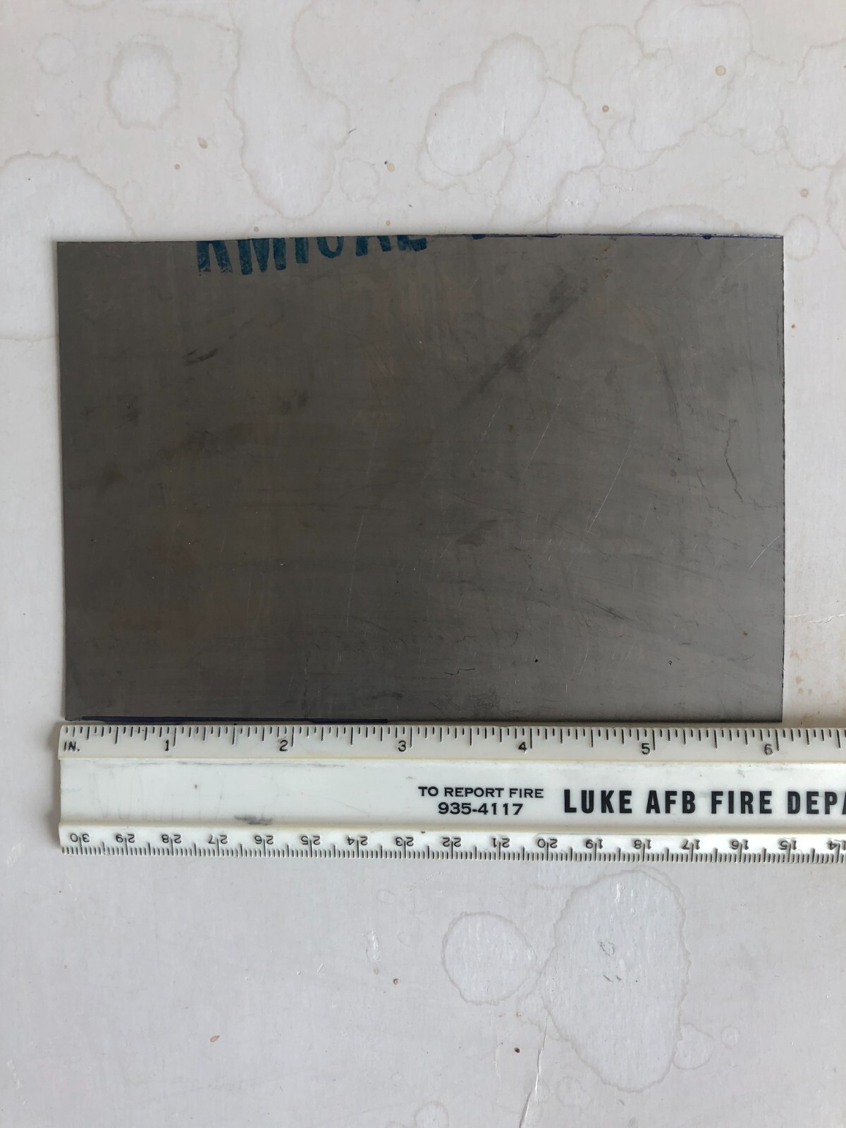 titanium sheet plate Ti-6Al-4V 0.025x4x6 inch