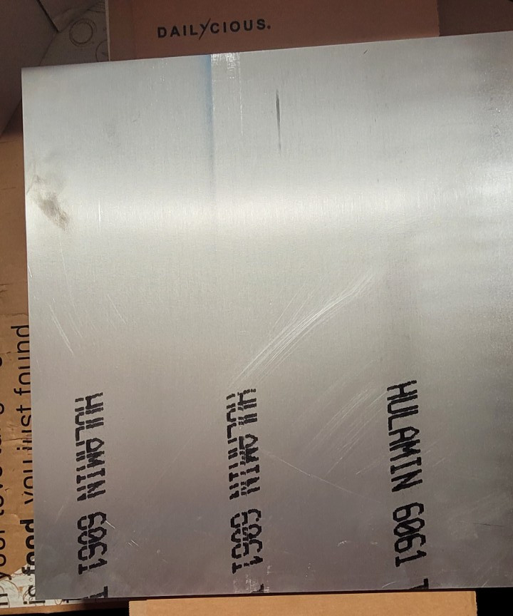 1/2″ (.500) 6061-T651 Commercial Grade Aluminum Plate 19″ X 20 1/8″