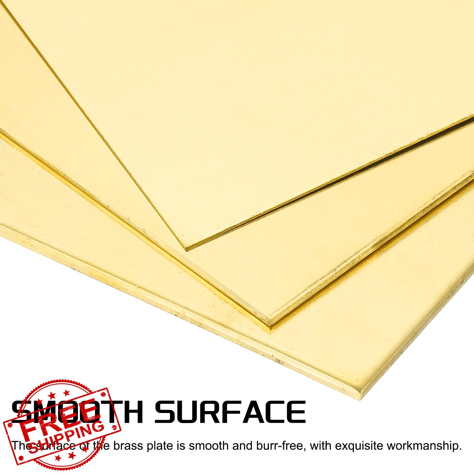 MECCANIXITY brass sheet 2″ 22ga 4 pack