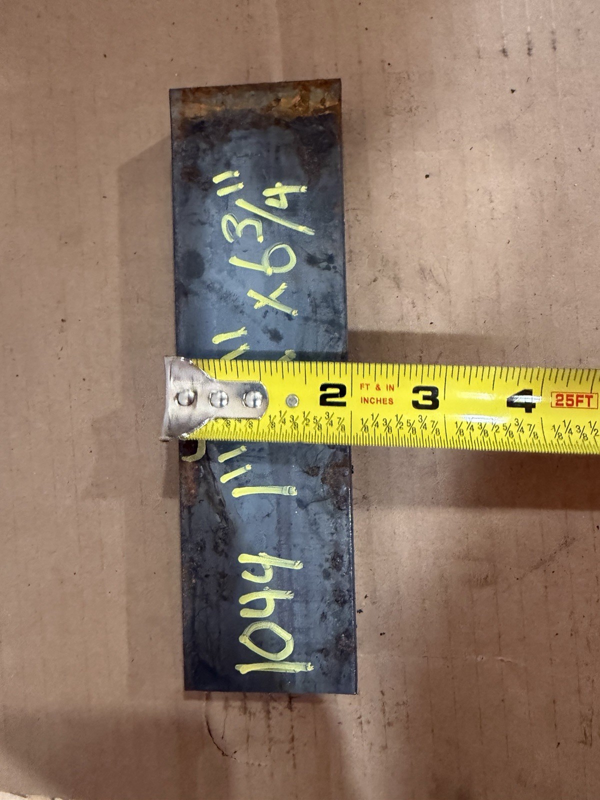 1″ x 2″ x 6 3/4” 1044 HR Steel Flat Bar | Rectangular 1044 Hot Rolled Flat