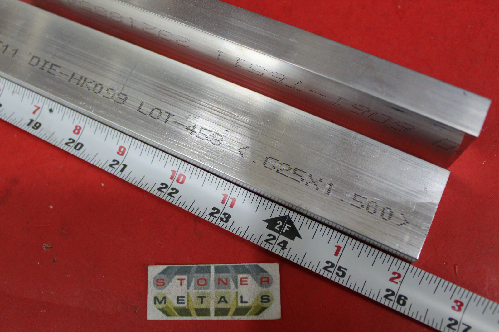 2 Pieces 5/8″ X 1-1/2″ ALUMINUM 6061 FLAT BAR 26″ long T6511 Mill Stock