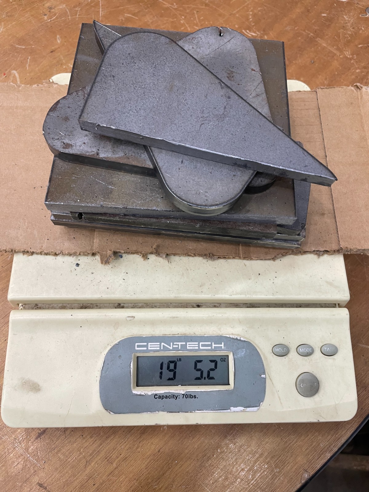 STEEL DROPS PLATE MISC STEEL 3/8″ MILD STEEL A36 WELDING PACKAGE 19 LBS SCRAP