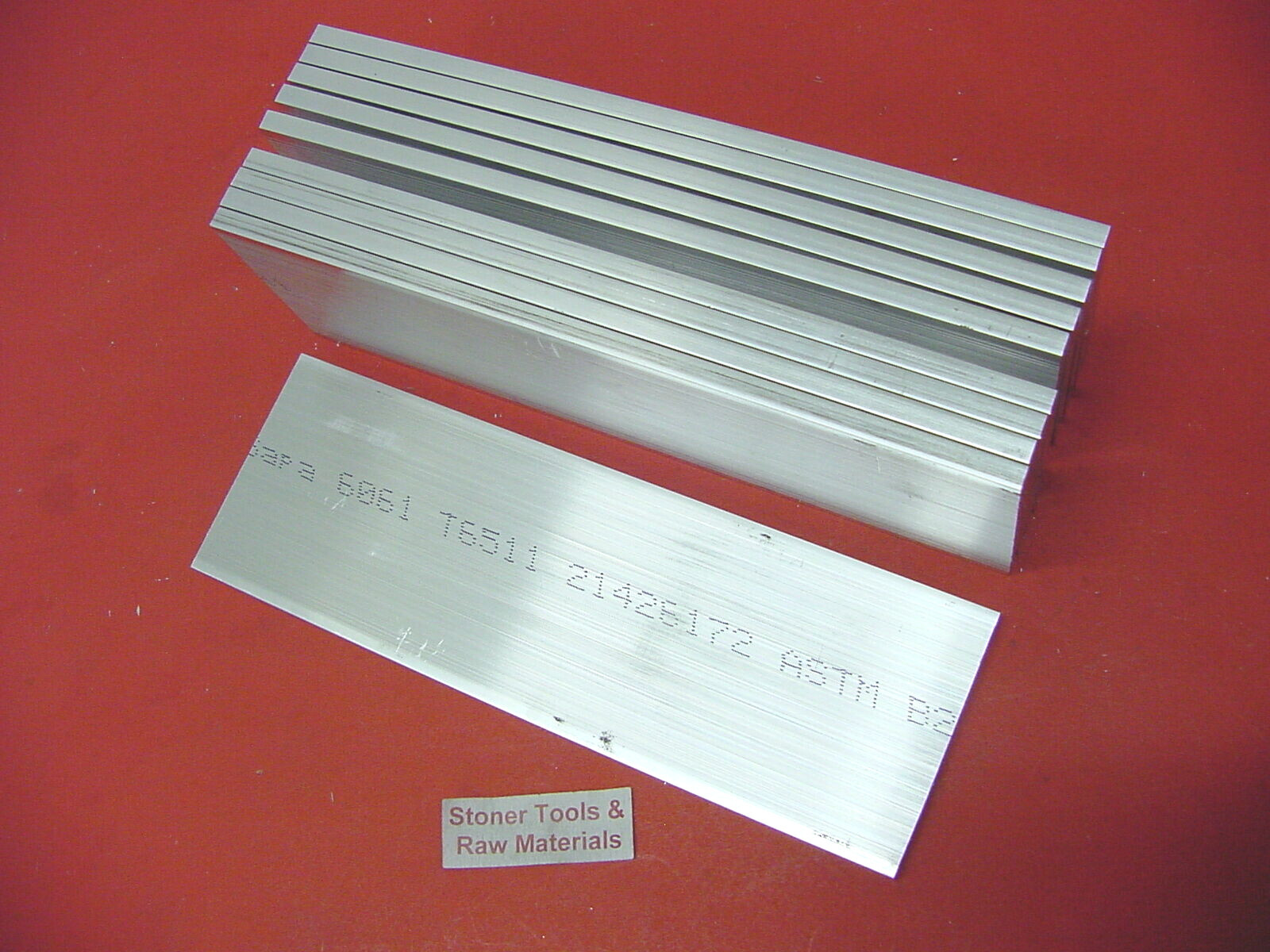 10 Pieces 1/8″ X 1-1/2″ ALUMINUM 6061 FLAT BAR 7″ long Extruded Mill Stock New