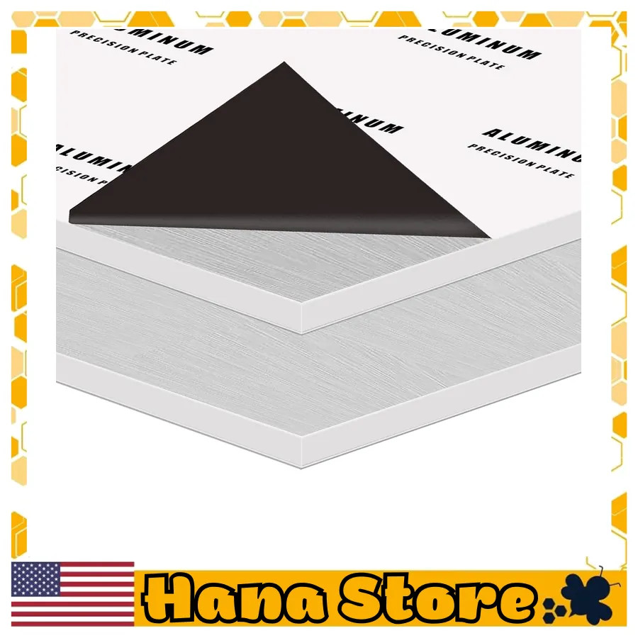 1/4 Inch Thick 6061 Aluminum Sheet Plate 12 x 16 Inch Flat Metal Panel Crafting