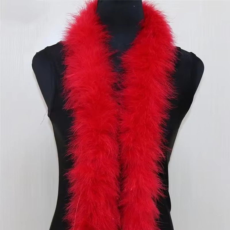 Turkey Marabou Feather Boa 2M 50g Soft Fluffy Dyed Party Costume Decor