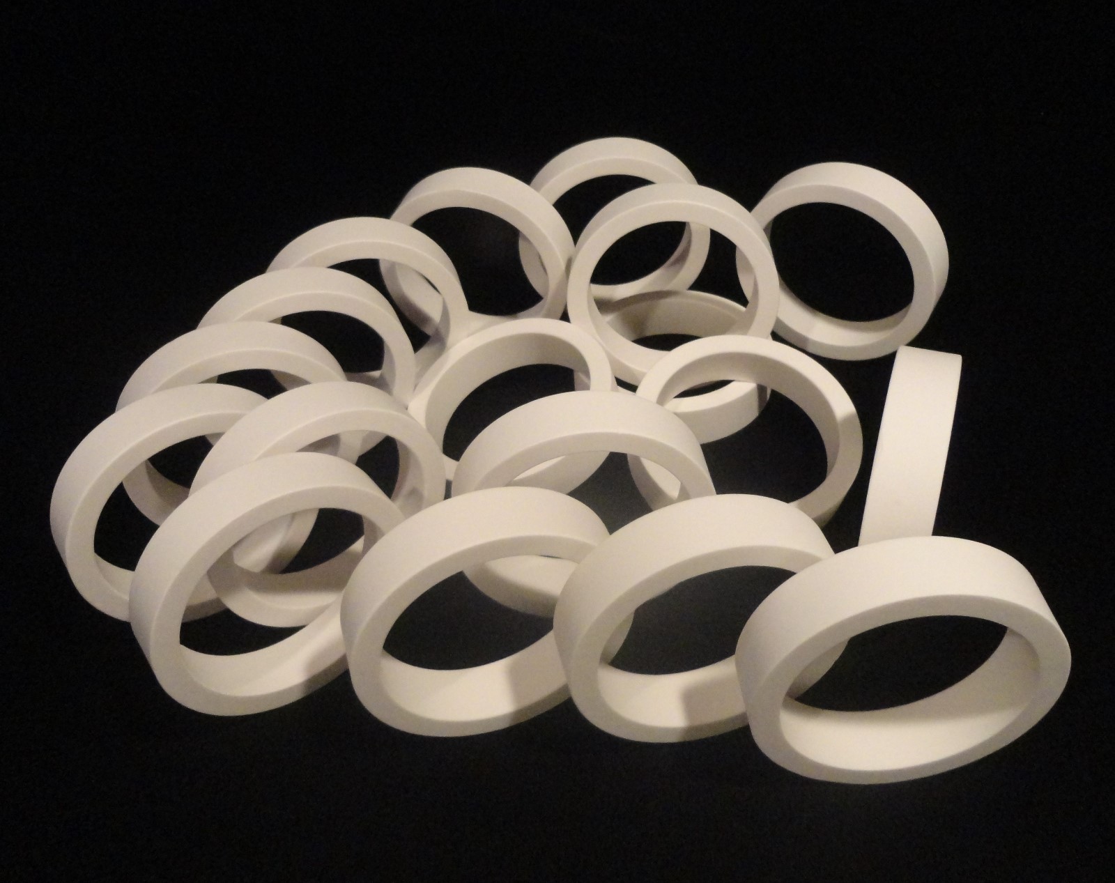 3.125″ OD HIGH PURITY ALUMINA CERAMIC RING WASHER SPACER SLEEVE No.:176