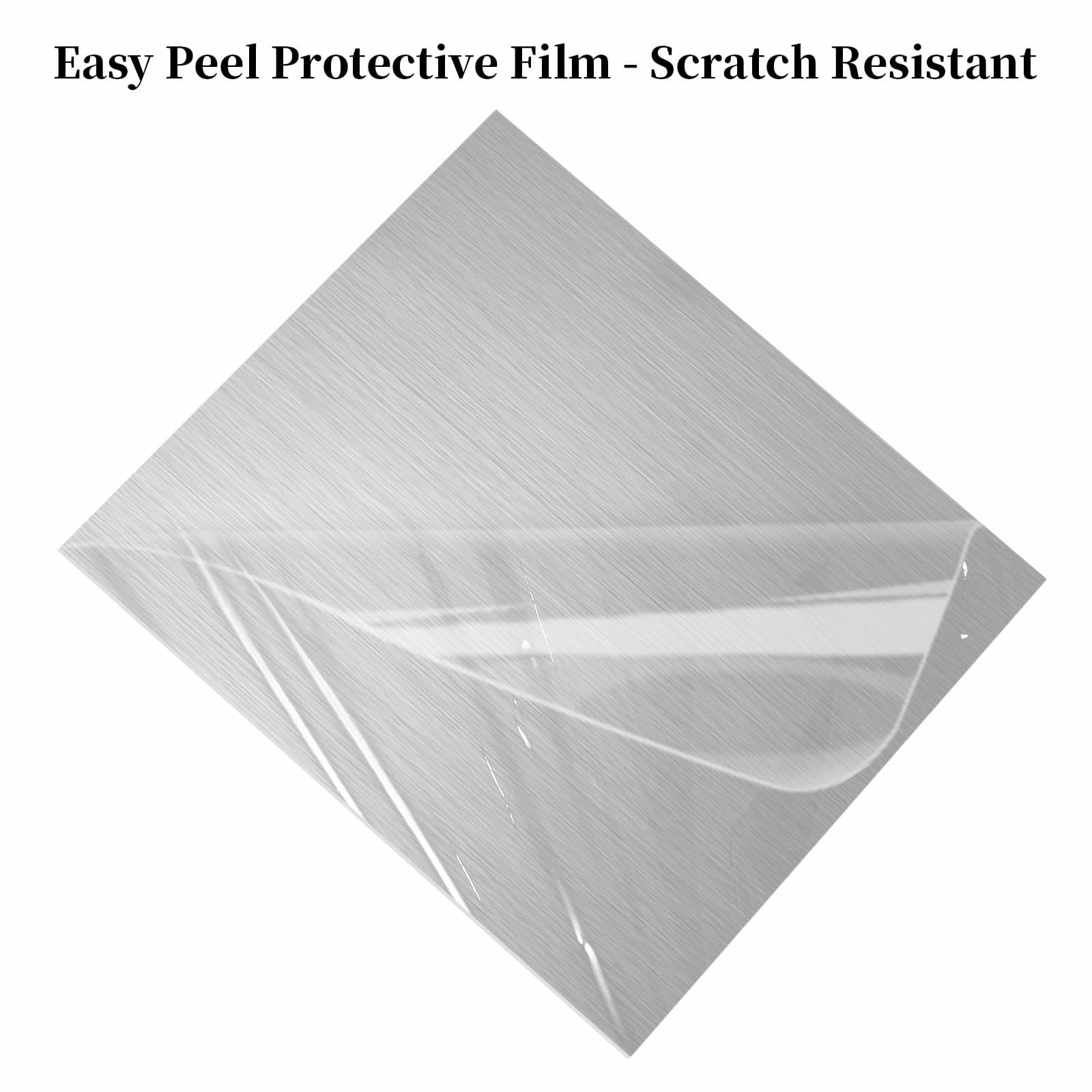 Brushed Aluminum Sheet Metal Plate 12×12 Inch 0.034 Inch Thick Craft 2 PCS