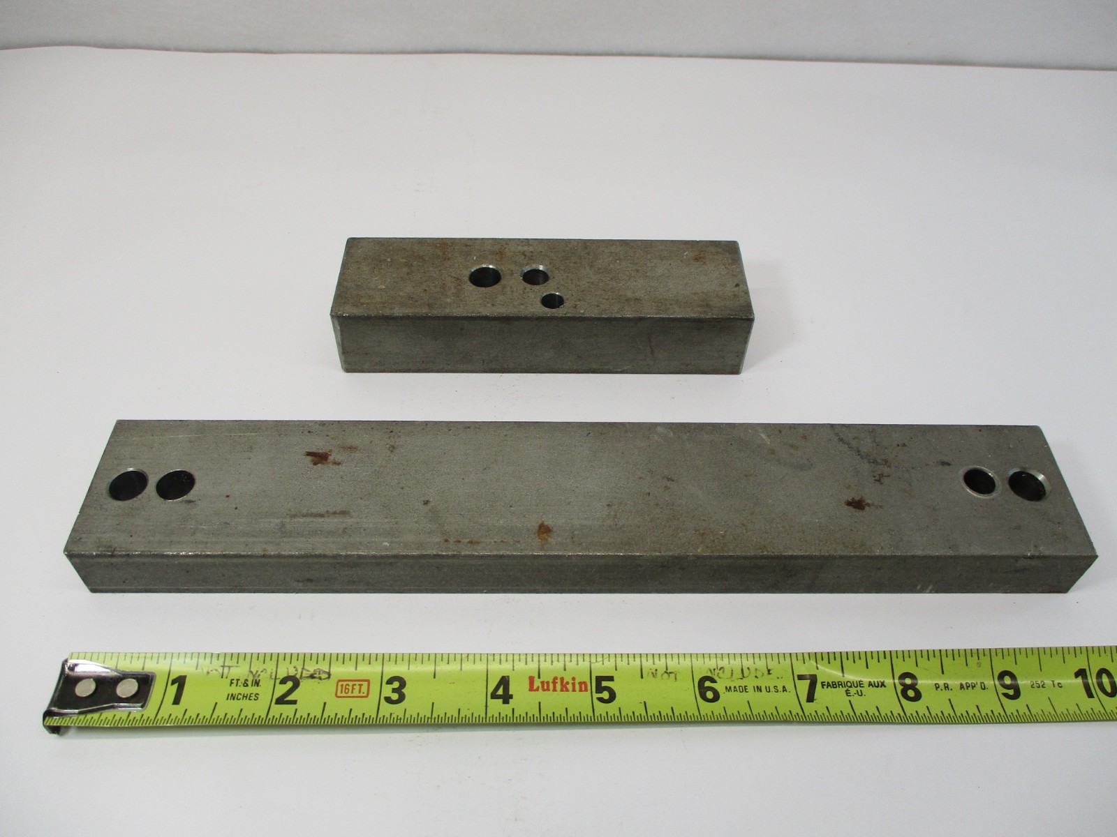 (2) Pcs STAINLESS STEEL Flat Stock 3/4″ x 1-3/4 x 10″ & 1″ x 1-1/2 x 5″ in VGC