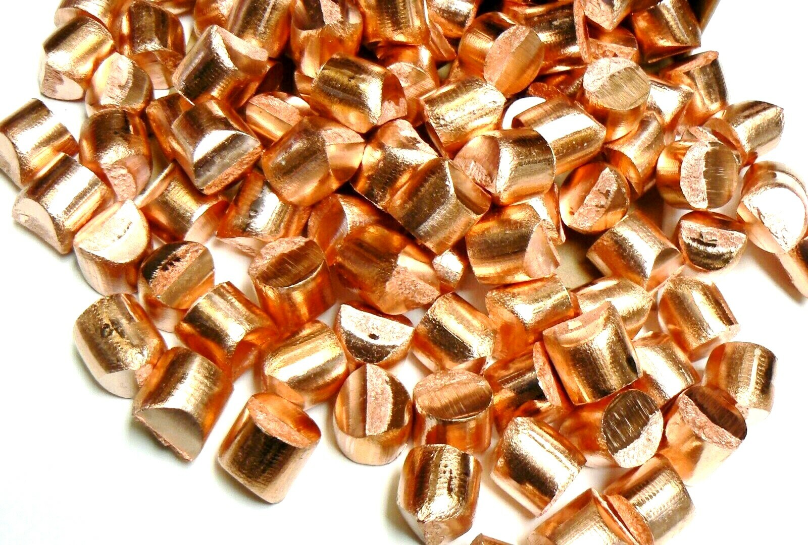 Pure Copper 99.99% Oxygen Free Cu Metal Anode Slugs Melt Casting Alloy 10 Pounds