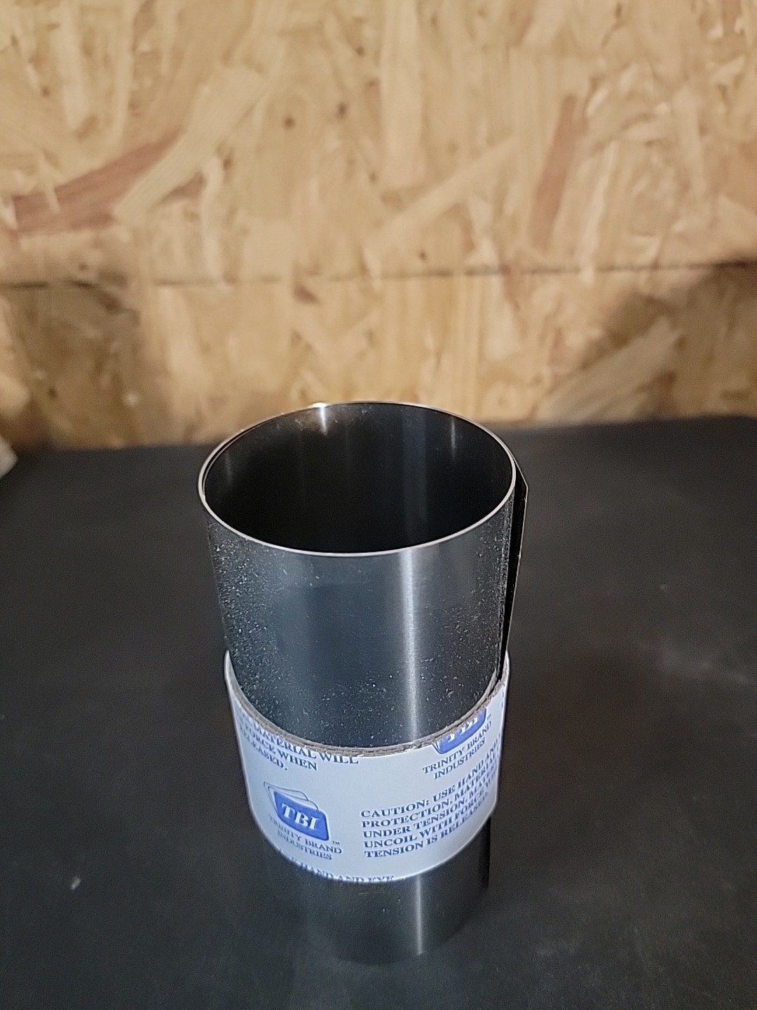 Metal Shim Stock: Roll, 0.0050″ Thick, 50″ Long, 6″ Wide, 302 Stainless