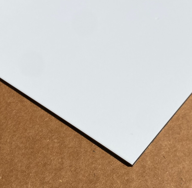24″ x 48″ Aluminum Composite Sheet Gloss White .080″ (2mm) Panel ACP, ACM
