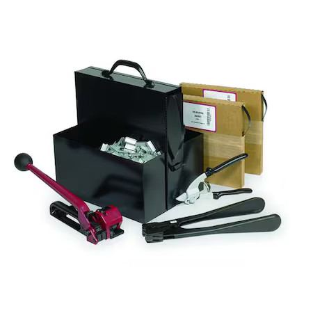 Zoro Select 6Lge0 Steel Strapping Kit, 1, 470 Lb, Steel, 6Lge0