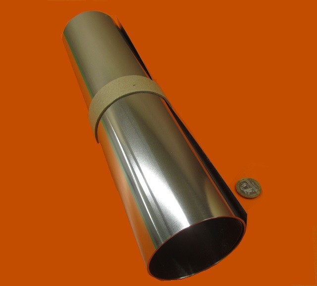 18-8 Stainless Steel Sheet, Full Hard, .004″ x 12″ x 100″
