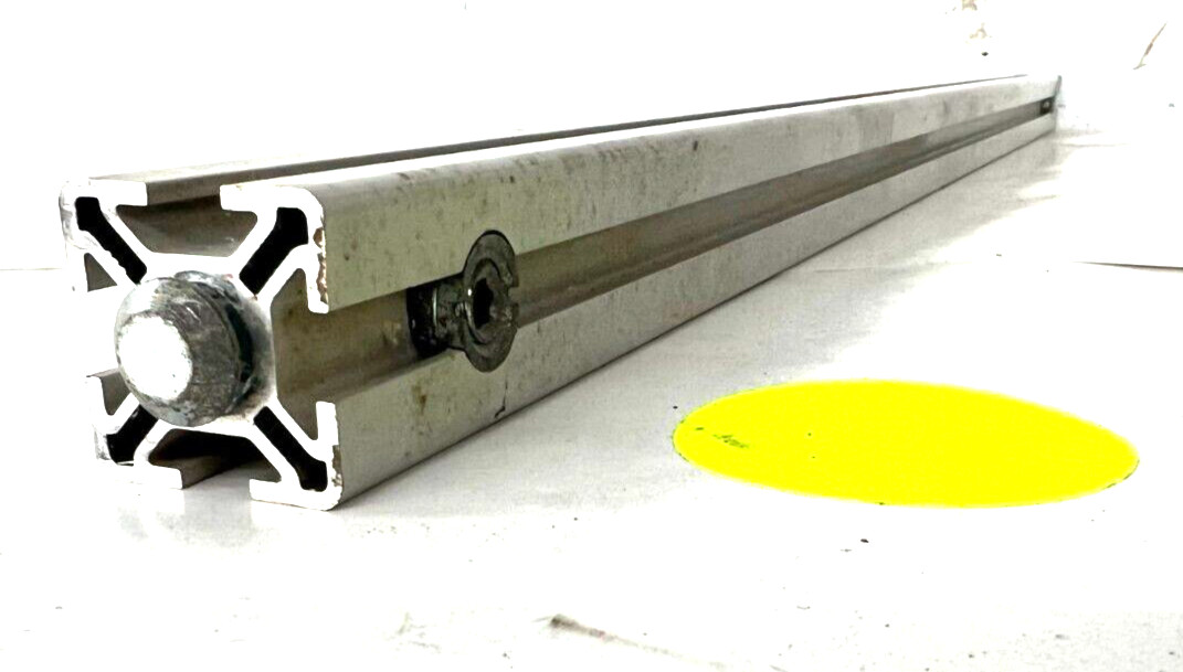 80/20 T-SLOT ALUMINUM EXTRUSION LENGTH 30″ WIDTH 1-1/8″ SLIVER LOT OF 3