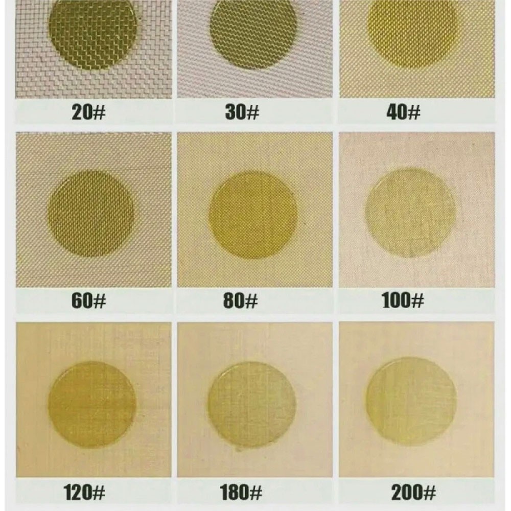 2Pcs 20 Mesh Brass Woven Wire Screen Net Mesh Dense Filter EMF Shielding 6″x6″