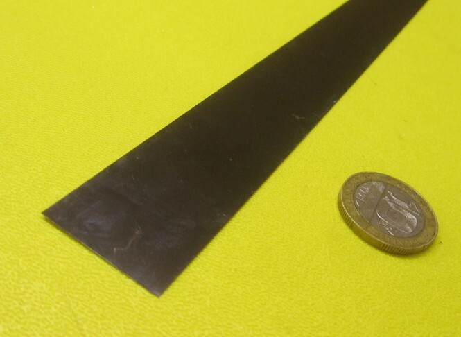 1095 Hard Blue Tempered Spring Steel Shim .062″ Thick x 1.50″ Width x 300″ Long